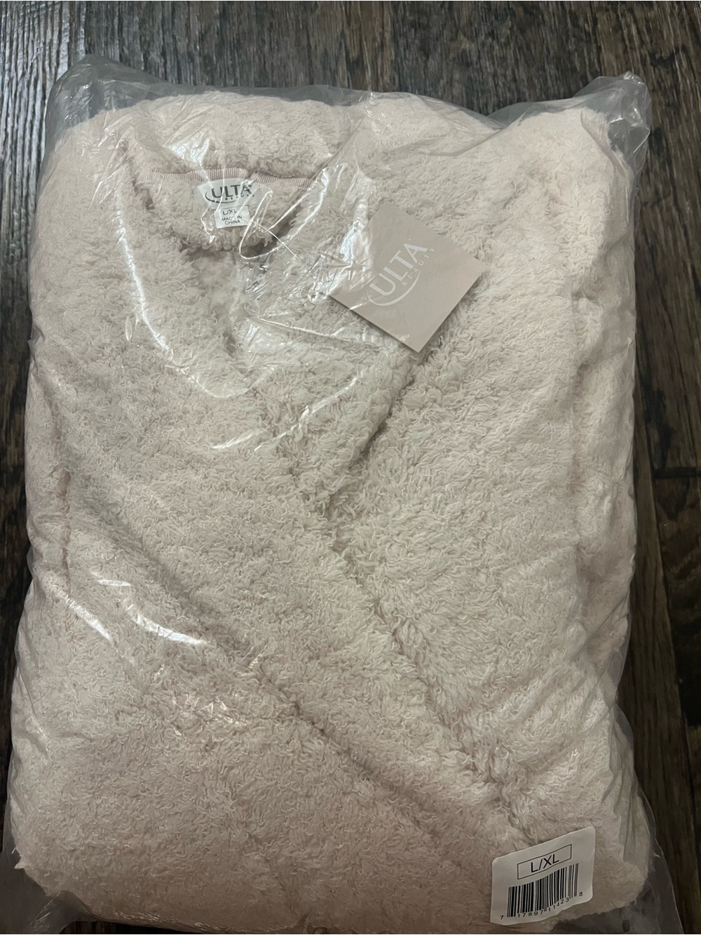 Ulta Beauty Plush Robe - Pale Blush